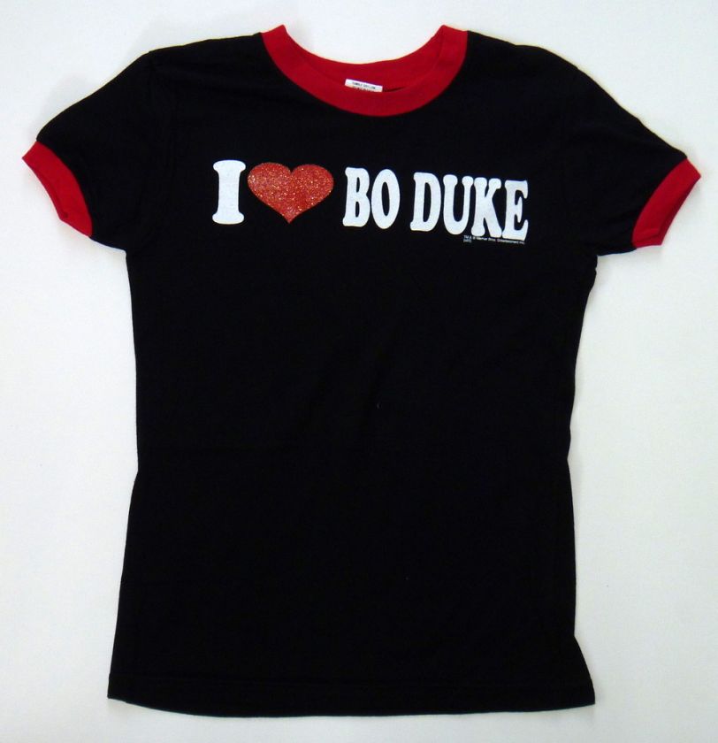 DUKES of HAZZARD I Love Bo Duke Womens T.Shirt NEW  