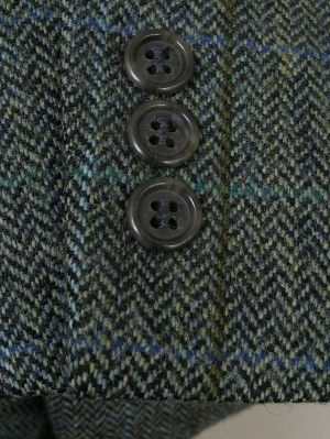 Brooks Brothers Tweed Blazer Green Gray 10P Wool Perfect  