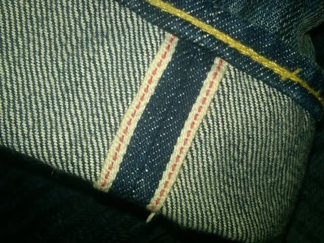 VINTAGE LEVI Striped 1960s 501 Selvage Big E 30 X 32  