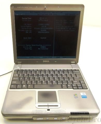 Dell Latitude X300 Laptop  Pentium M 1.20GHz  5400RPM  DDR 40GB 