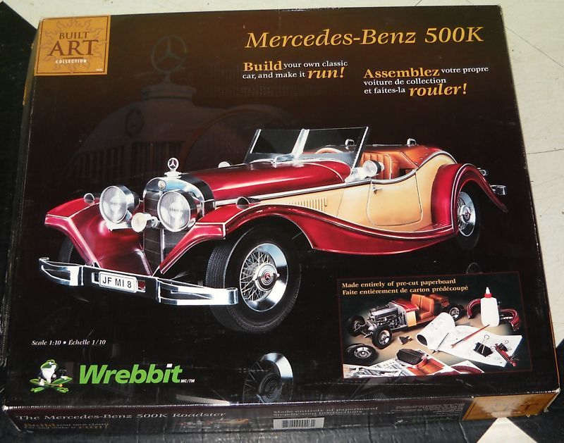 WREBBIT PUZZLE MERCEDES BENZ 500K CAR Built Art NEW in Box  