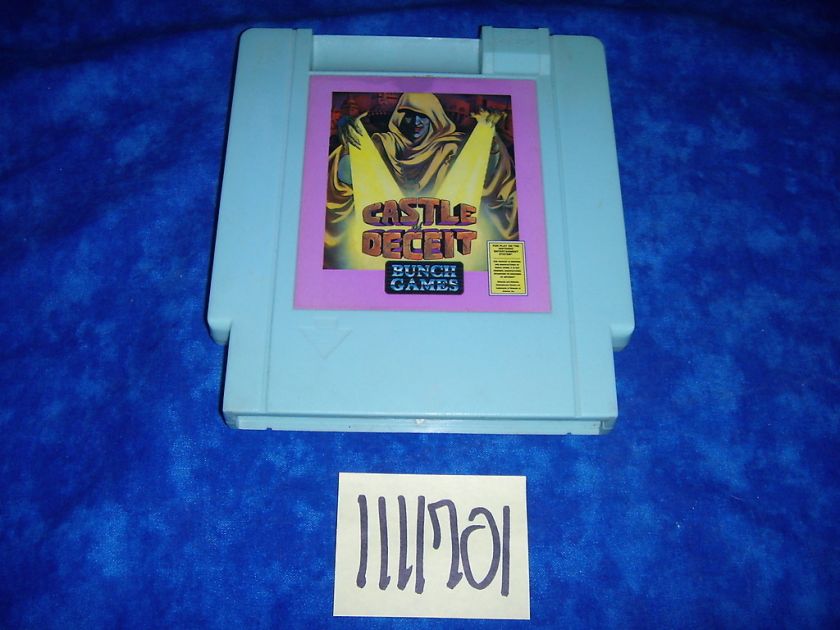 NES Nintendo Game CASTLE OF DECEIT   BLUE CART VERSION 16315730044 