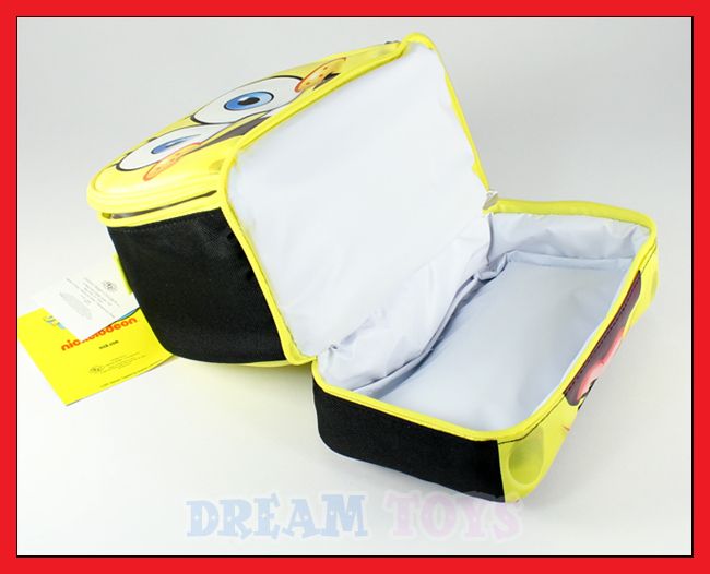 Spongebob Squarepants Face Dual Compartment Lunch Bag  