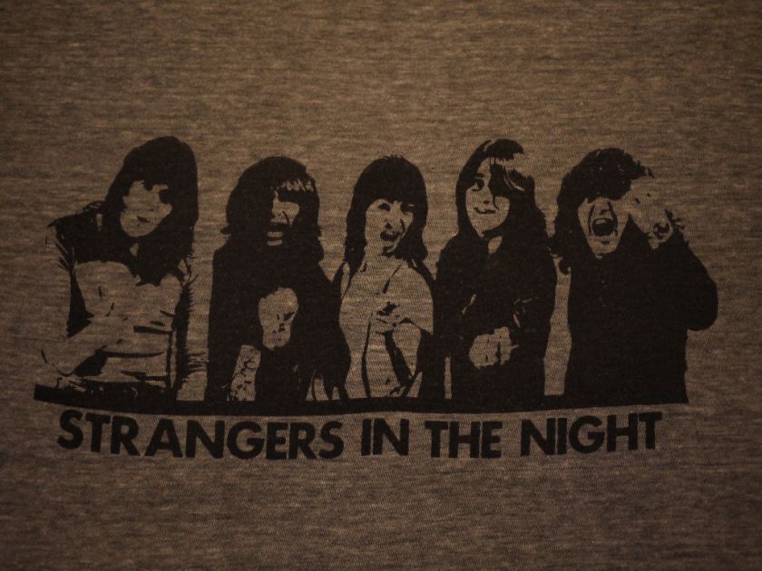 UFO vintage 1979 tour ringer shirt Metal Rock Concert  