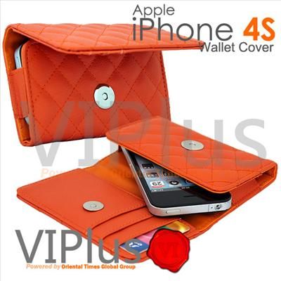 Travel Case Purse Wallet Card Holder Apple iPhone 4 4S 3G 3GS iPod 