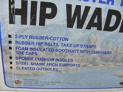 New HODGMAN HIP WADER RUBBER CASTER BOOTS   YOUTH SIZE 12  