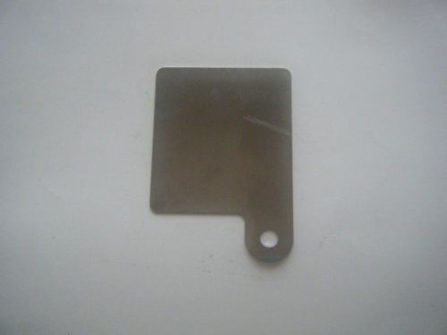 STAINLESS STEEL MOTORCYCLE INSPECTION STICKER PLATE  