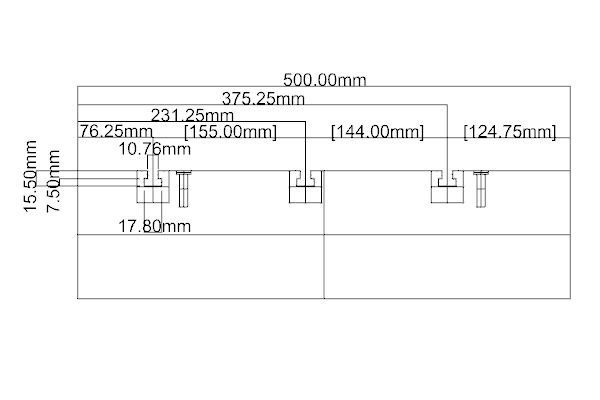 Rank Taylor Hobson Faux Granite Surface Plate T Slots  