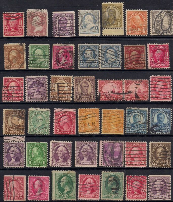 1861   US valuable stamps collection 3¢ Washington pair  