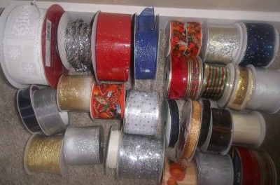 400 + YARDS LOT 28 + ROLLS SPOOLS WIRED CRAFT FLORAL RIBBON  