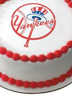 New York Yankees Logo MLB Professional Baseball Edible Cake Topper Ima – A  Birthday Place