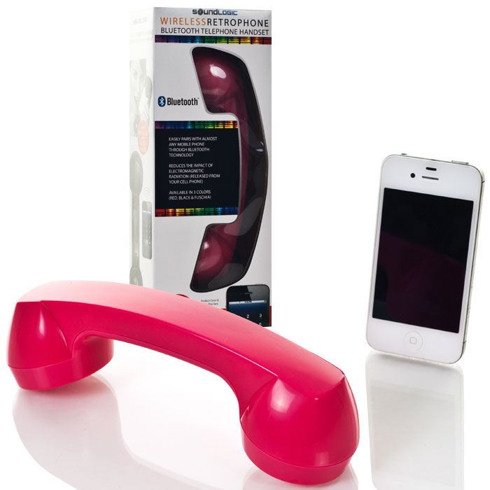 Bluetooth Retrophone Handset   Good up to 32 Feet Away   150 Hours of 