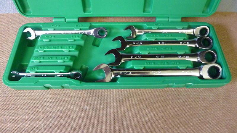 SK G PRO 6 Ratcheting Wrench Set 1/4 3/4 (6042)  