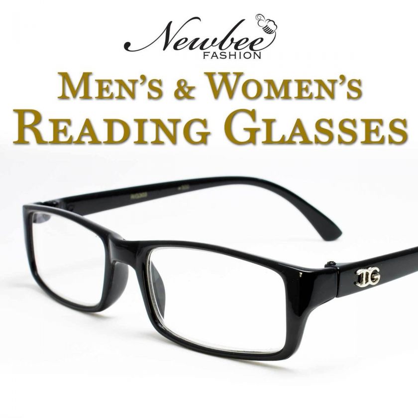 Plain Classic Thick Frame Reading Glasses Women & Men Various Power +1 